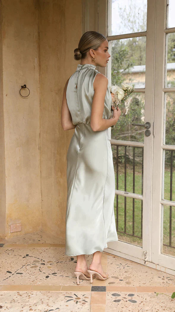 Ester - Glänzendes Maxikleid