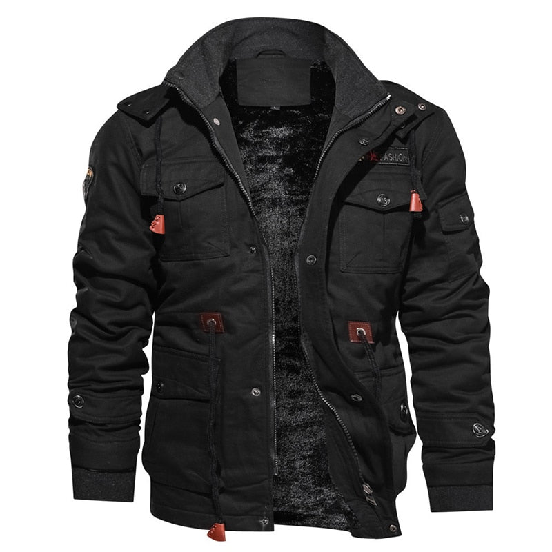 Arvind - Herren Vintage Cargo-Jacke
