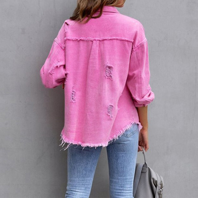 Revive - Zerfledderte Jeansjacke