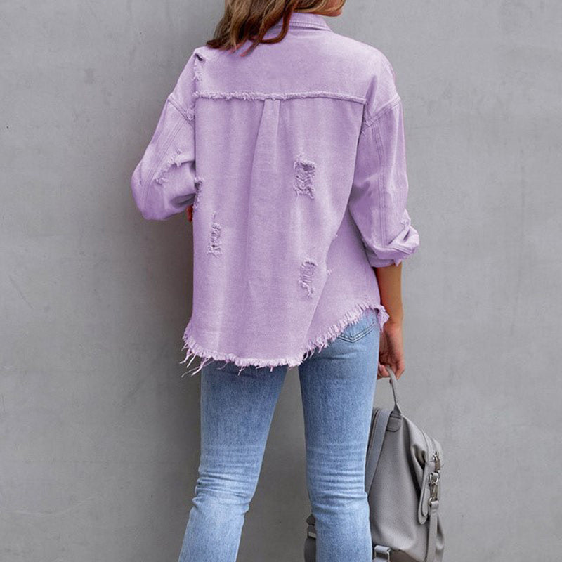Revive - Zerfledderte Jeansjacke