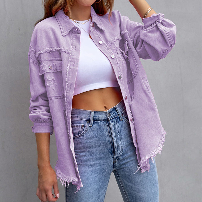 Revive - Zerfledderte Jeansjacke