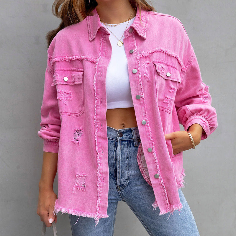 Revive - Zerfledderte Jeansjacke