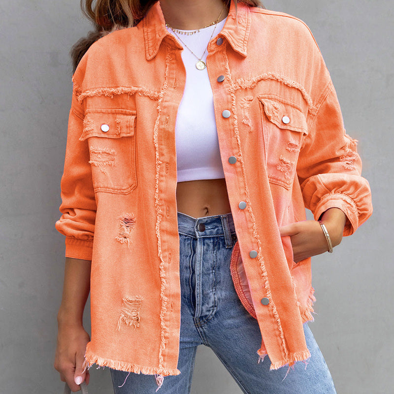 Revive - Zerfledderte Jeansjacke