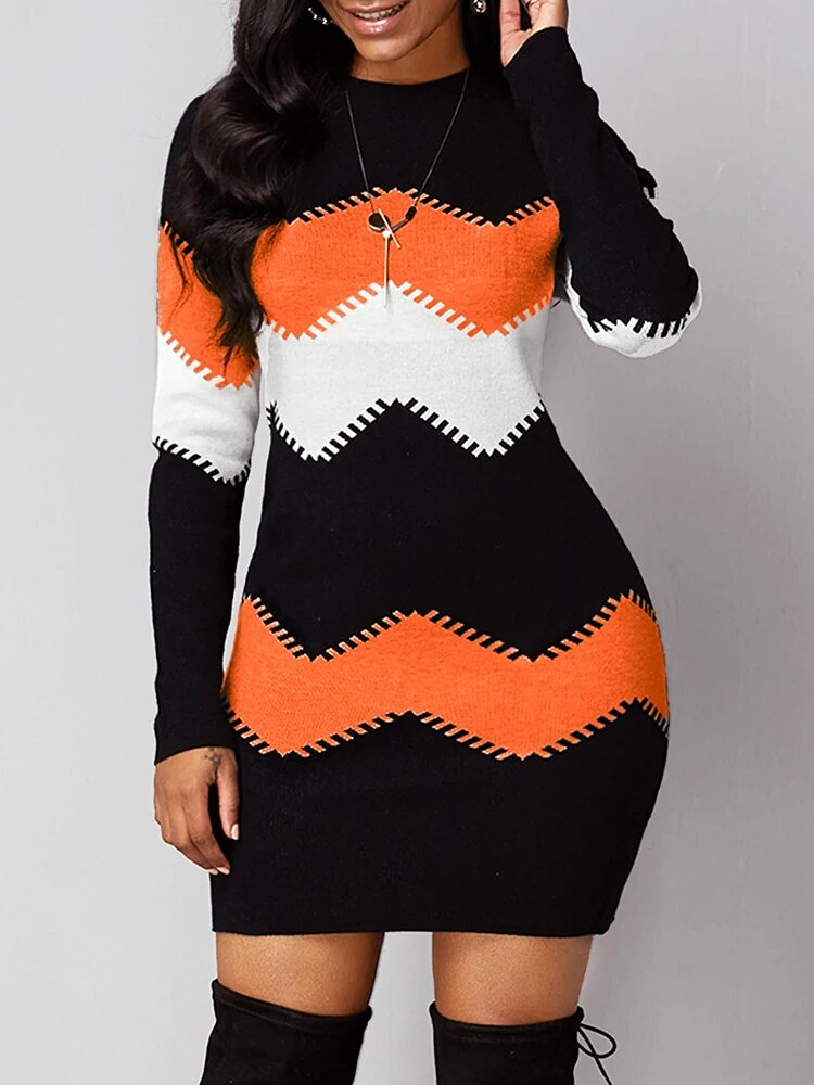 Lyric - Bedrucktes Strickkleid