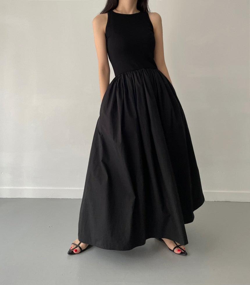Hattie - Frauen Rundhals Armelloses Kleid