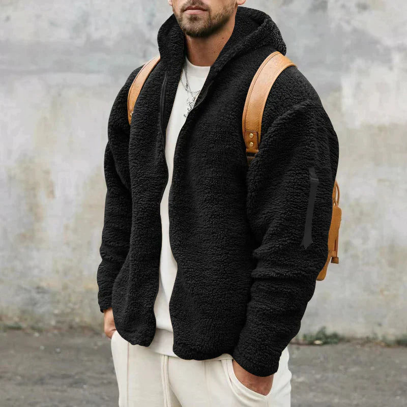 Alistair - Lässige Fleece Jacke