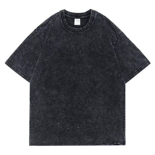 Marius - Herren Übergroßes Ausgebleichtes T-Shirt