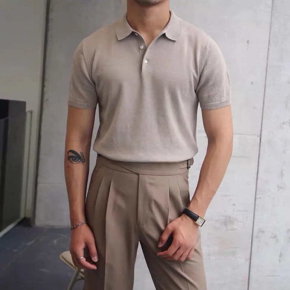 Joel - Mode Gestricktes Polo