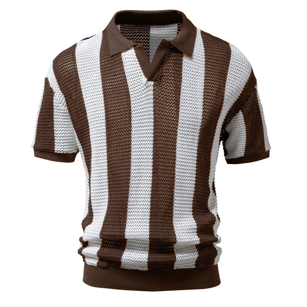 Felix - Gestricktes Poloshirt