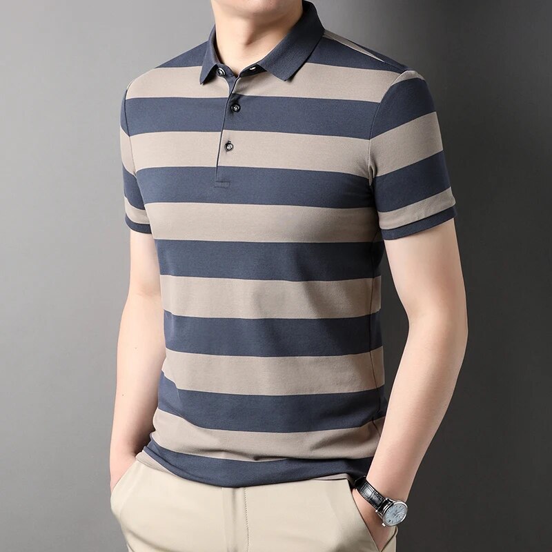 Bjorn - Herren Freizeit-Lose Polo-Shirt
