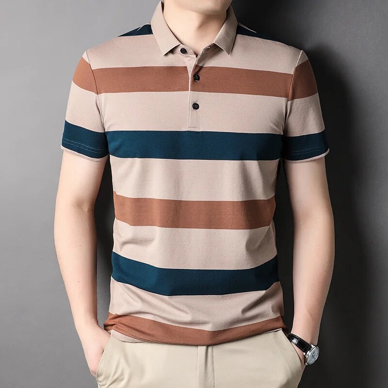 Bjorn - Herren Freizeit-Lose Polo-Shirt