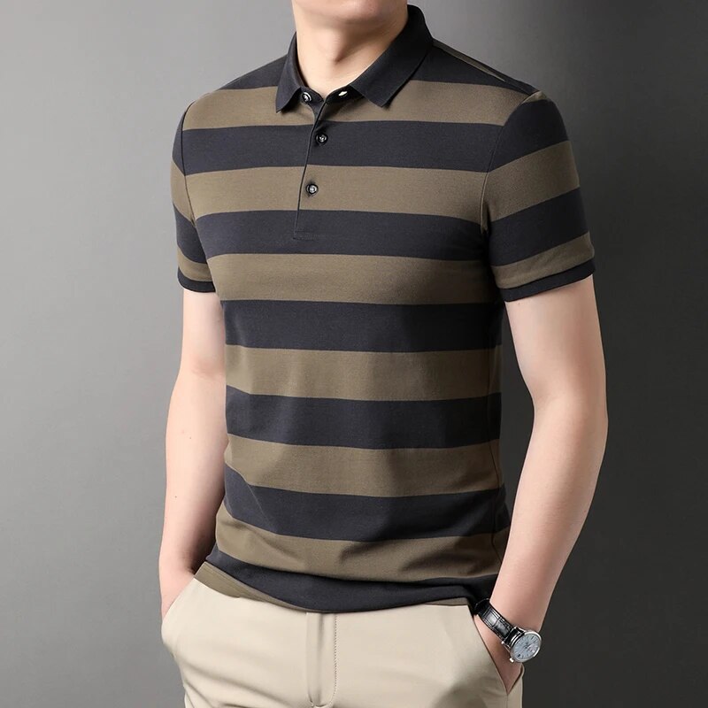 Bjorn - Herren Freizeit-Lose Polo-Shirt