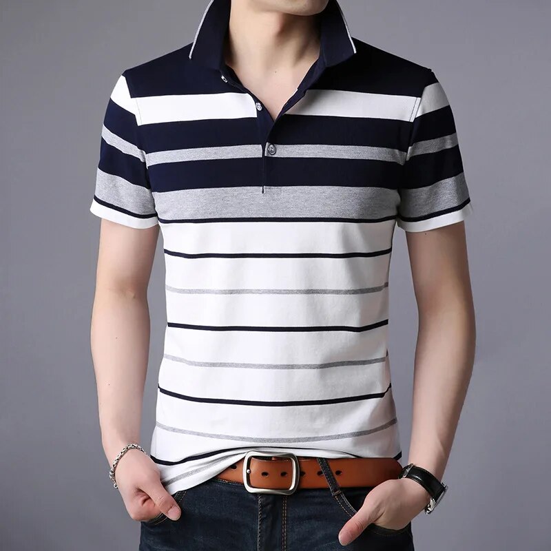 Lukas - Herren Gestreiftes Polo