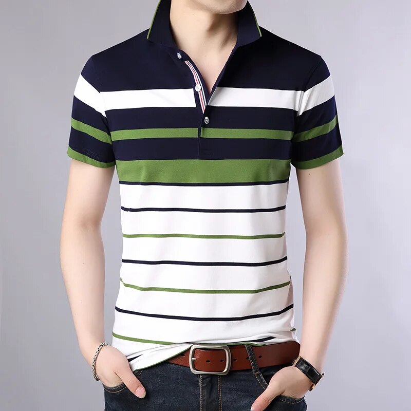 Lukas - Herren Gestreiftes Polo