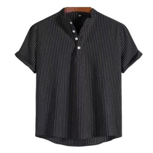 Gunnar - Vertikal Gestreiftes Herren Polo