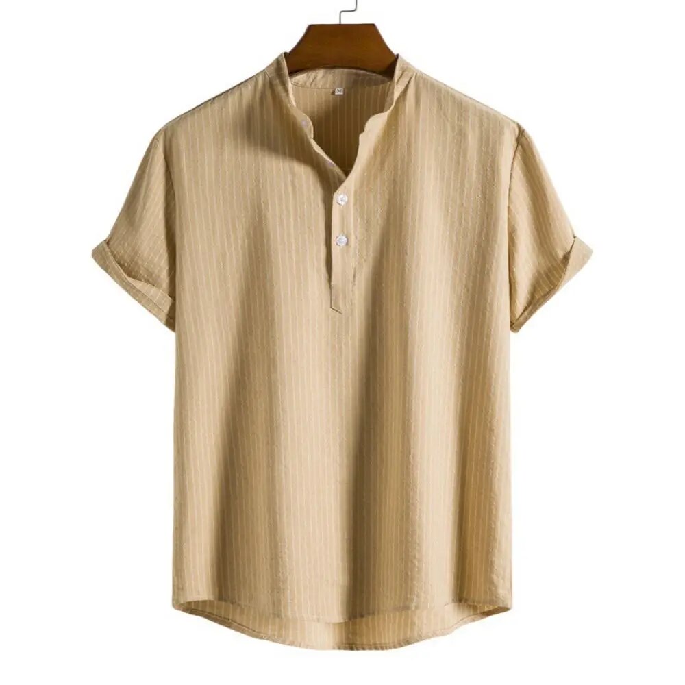 Gunnar - Vertikal Gestreiftes Herren Polo
