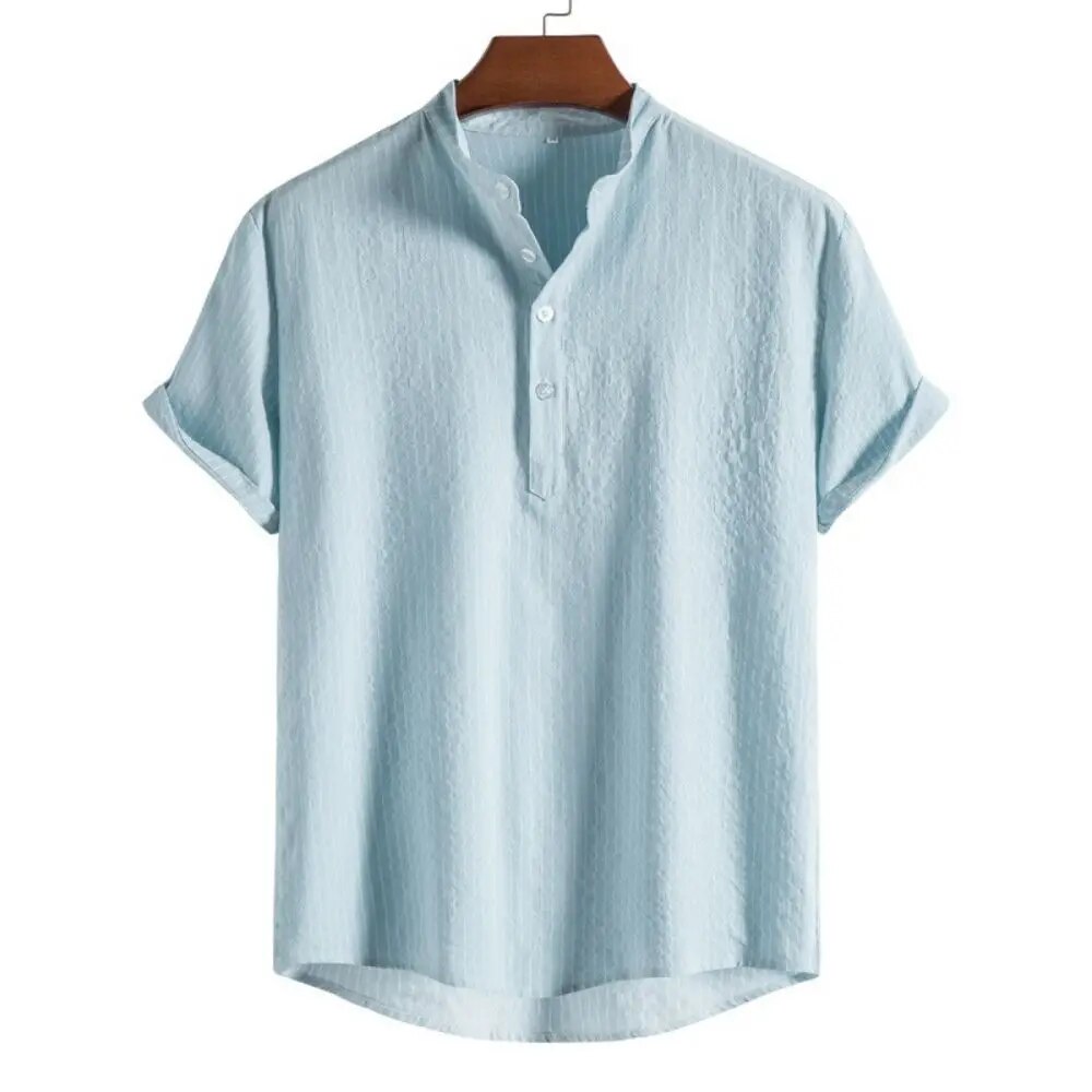 Gunnar - Vertikal Gestreiftes Herren Polo