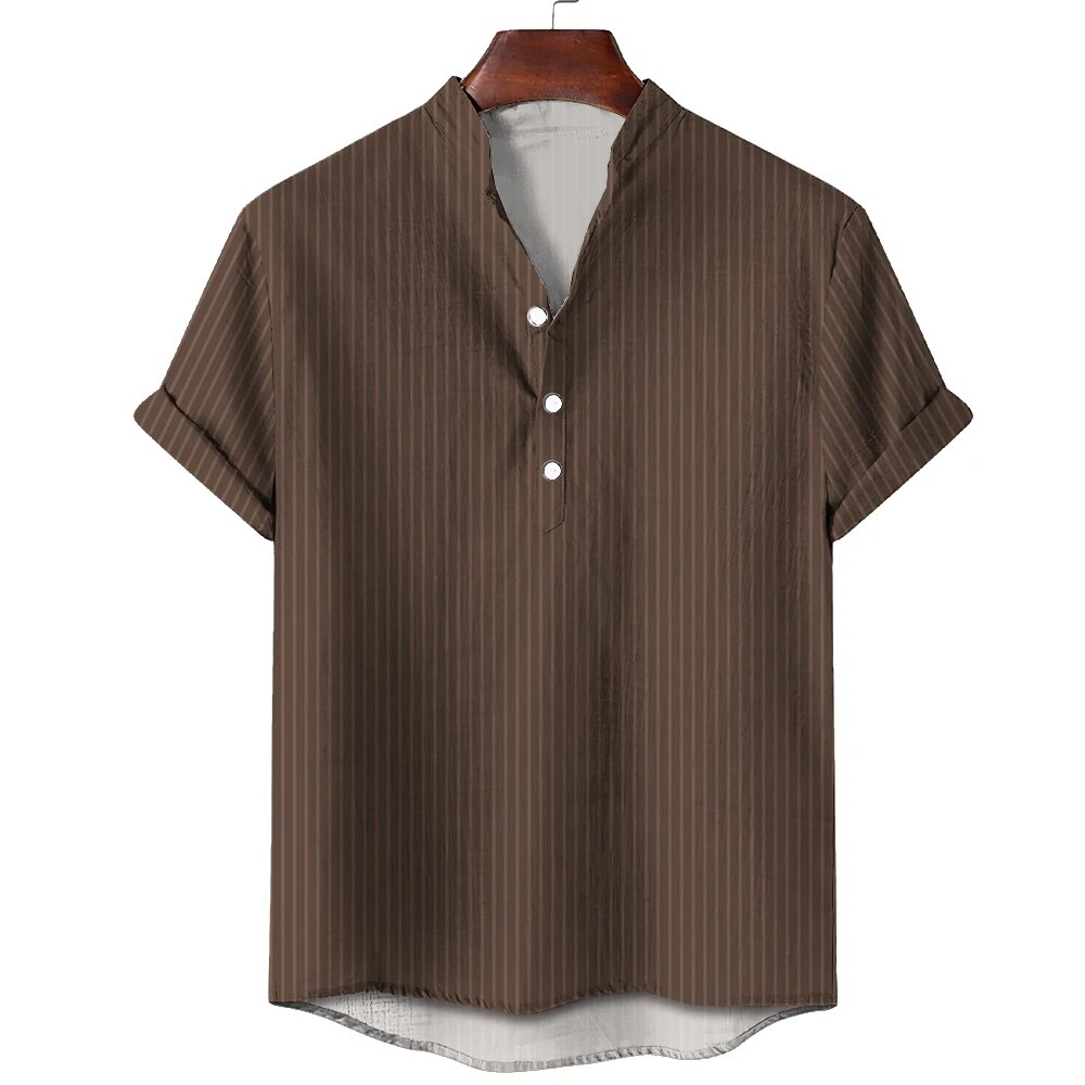 Gunnar - Vertikal Gestreiftes Herren Polo