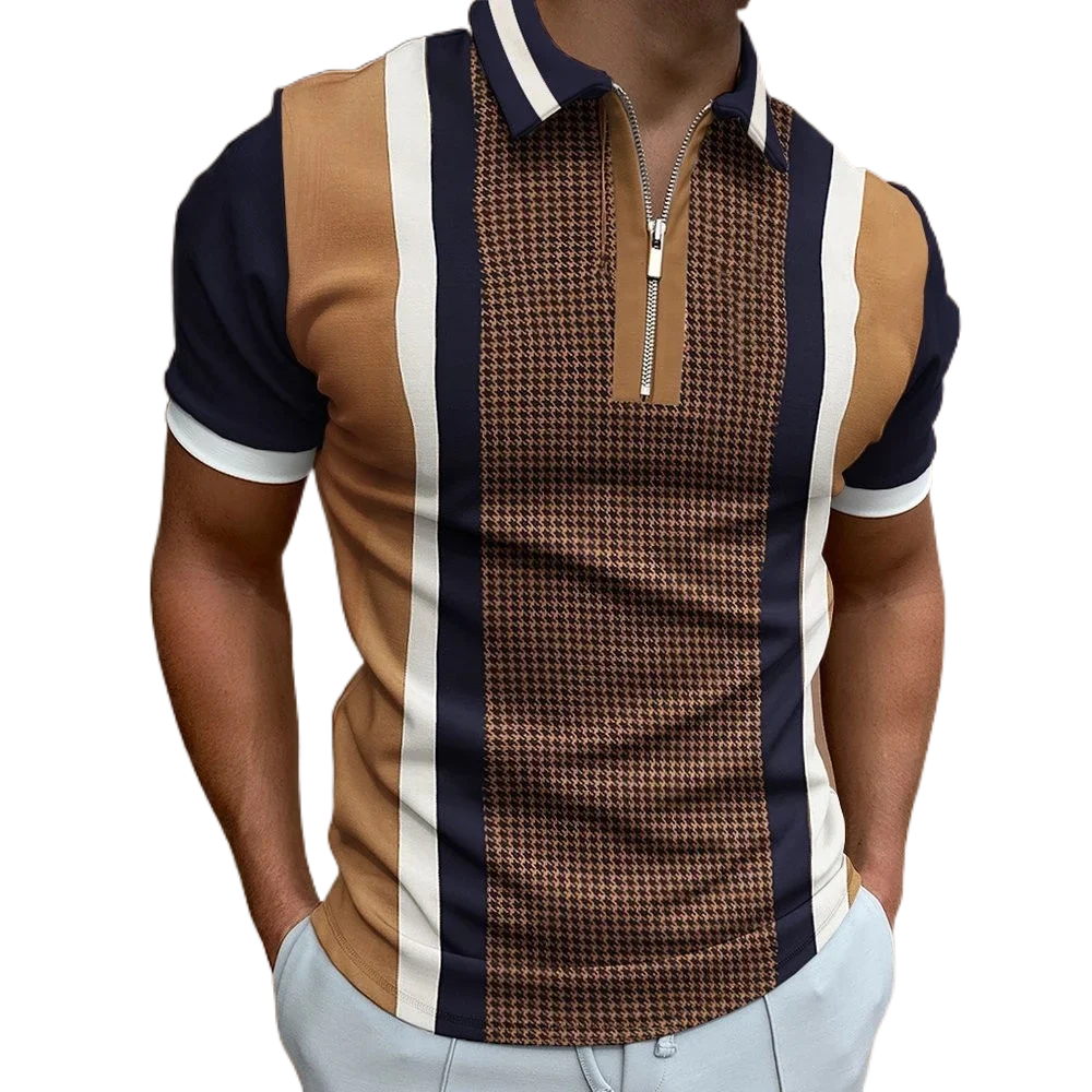 Marco - Herren-Polo mit Reißverschluss