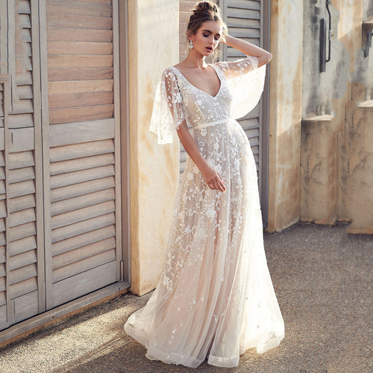 Charleigh - boho-spitzenhochzeitskleid