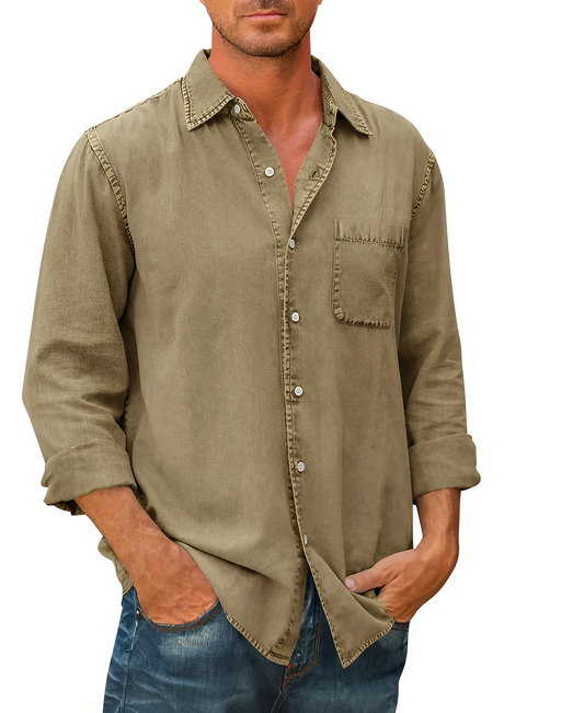 Vince - Herren-Denim-Hemd