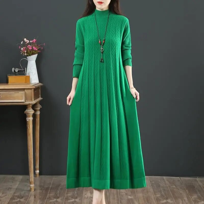 Alma - Langes Kleid in Übergröße für Frauen