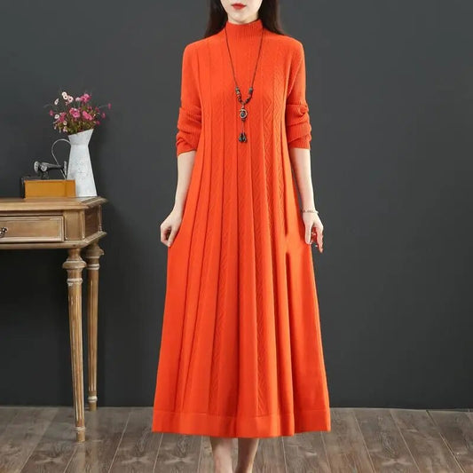 Alma - Langes Kleid in Übergröße für Frauen