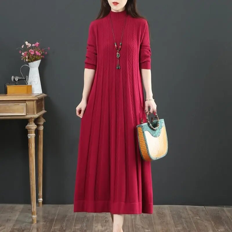 Alma - Langes Kleid in Übergröße für Frauen